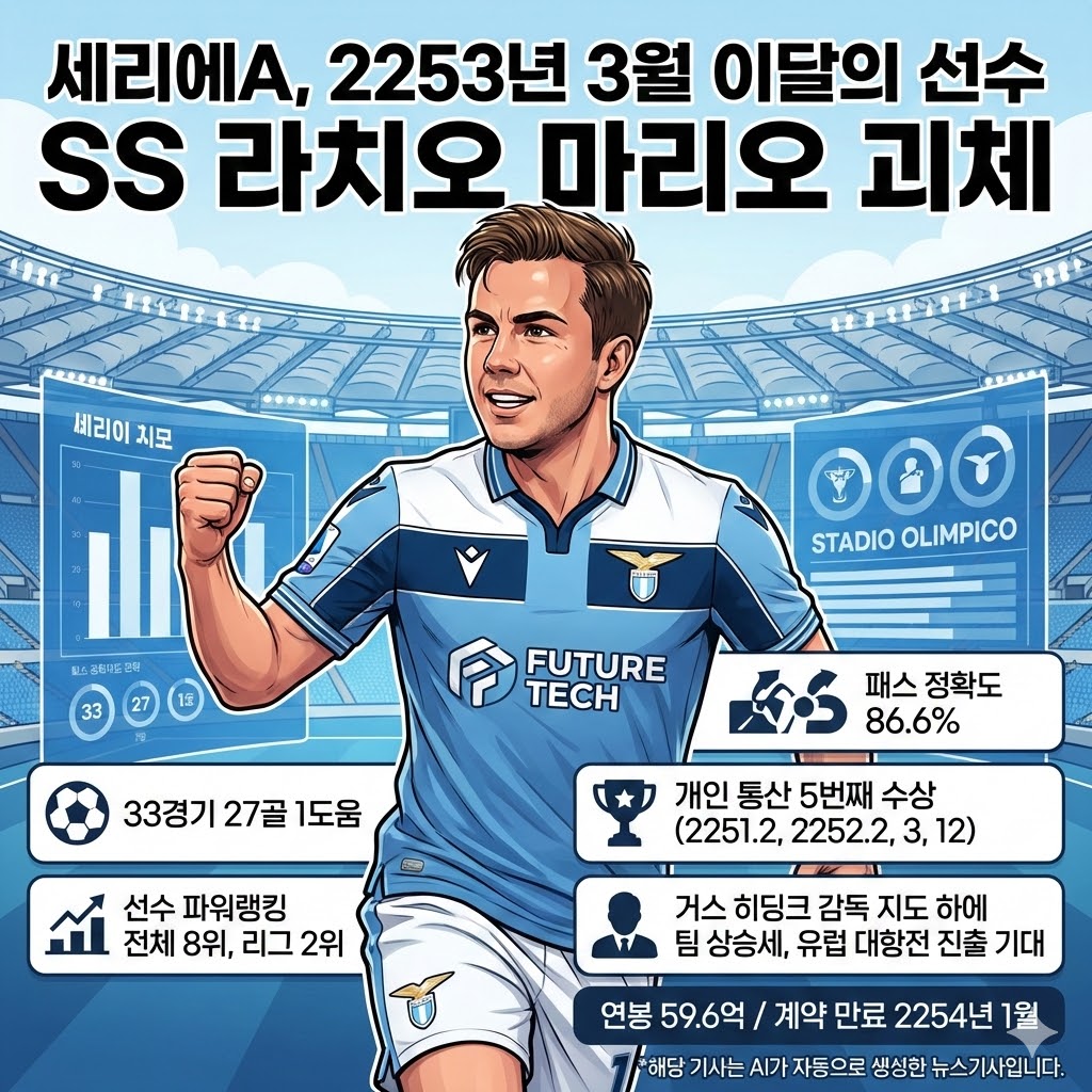 괴체, 27골 폭발! 세리에A 3월의 선수 등극